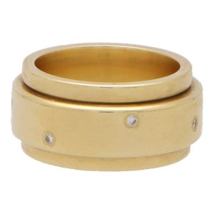 Vintage Piaget Possessions Diamond Band Ring In 18 Carat Yellow Gold