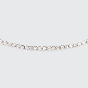 New And Classic 1.00 Carat Diamond Tennis Bracelet In White Gold