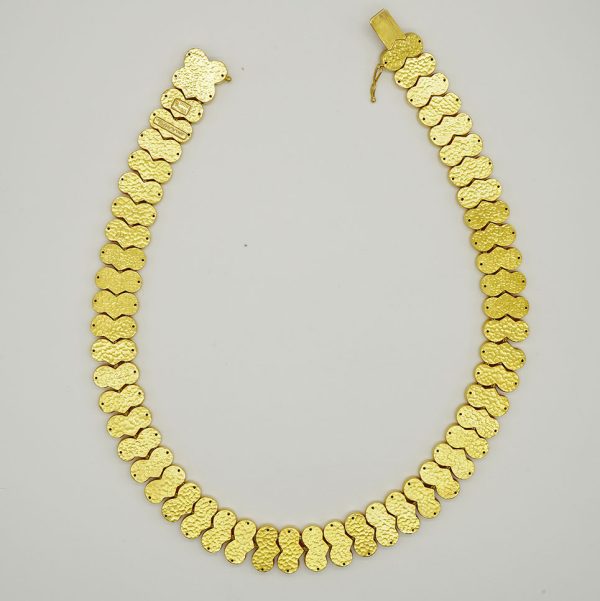 Ilias Lalaounis 18ct Yellow Gold Rams Horn Design Link Necklace