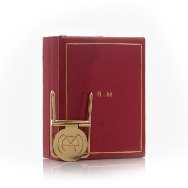 Cartier gold money clip.