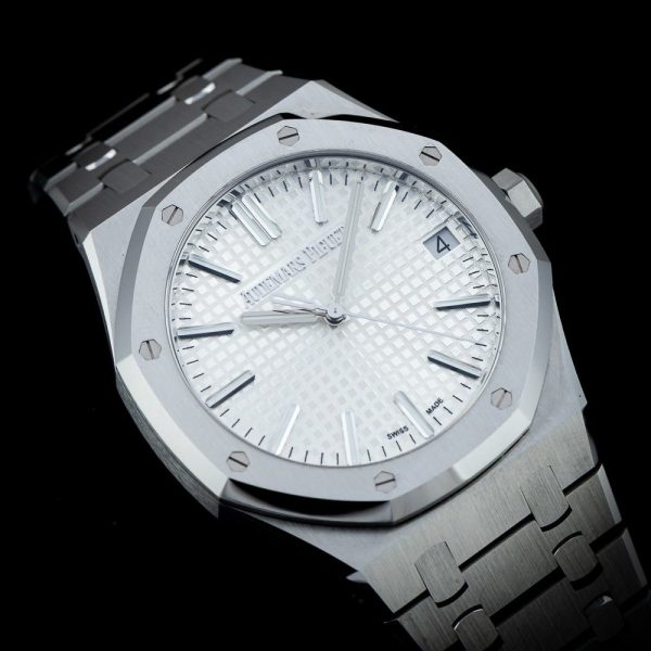 Audemars Piguet Royal Oak 15510ST.OO.1320ST.08 Unworn 2024 Watch 41mm stainless steel silver toned dial Grande Tapisserie pattern with box and warranty card