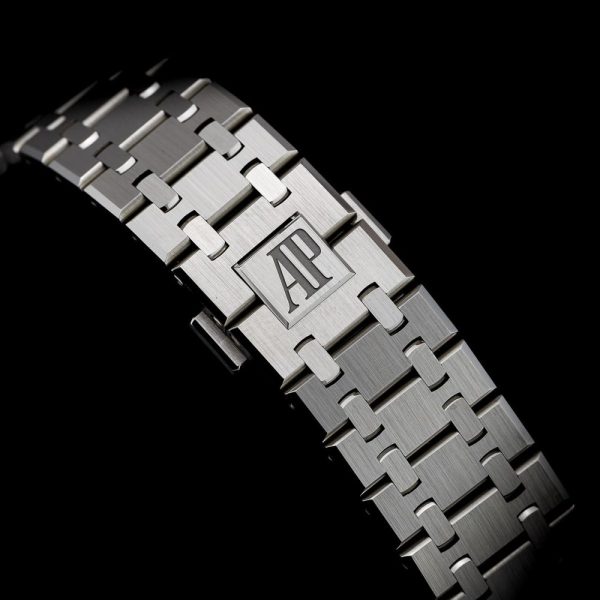 Audemars Piguet Royal Oak 41mm Stainless Steel 15510ST.OO.1320ST.08 Unworn 2024 Watch with silver grey toned dial Grande Tapisserie pattern