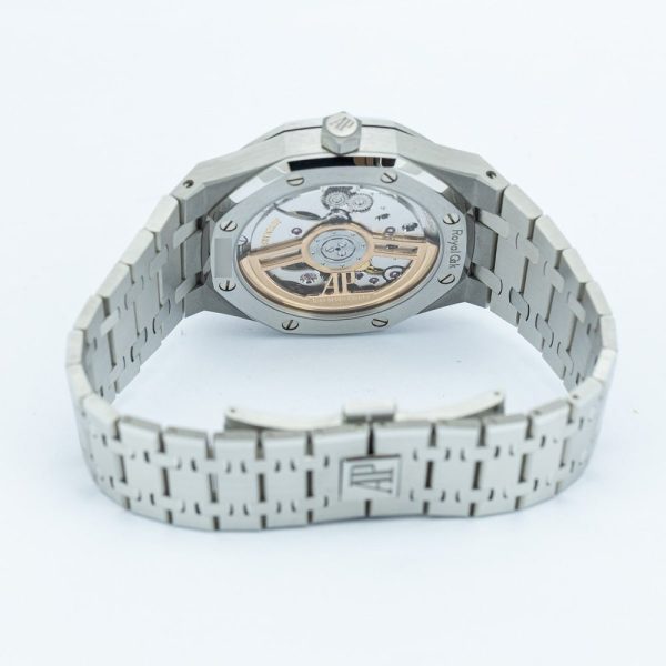 Audemars Piguet Royal Oak 41mm Stainless Steel 15510ST.OO.1320ST.08 Unworn 2024 Watch with silver grey toned dial Grande Tapisserie pattern