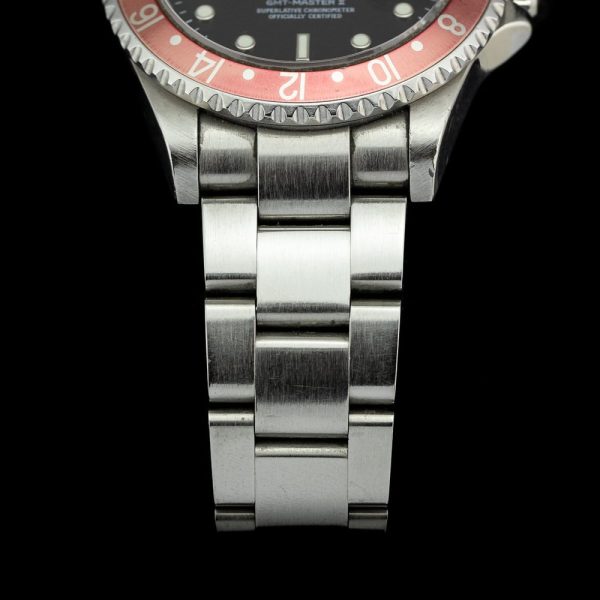 Vintage Rolex GMT Master II Pepsi Bezel 16710 Watch with original Rolex box and papers