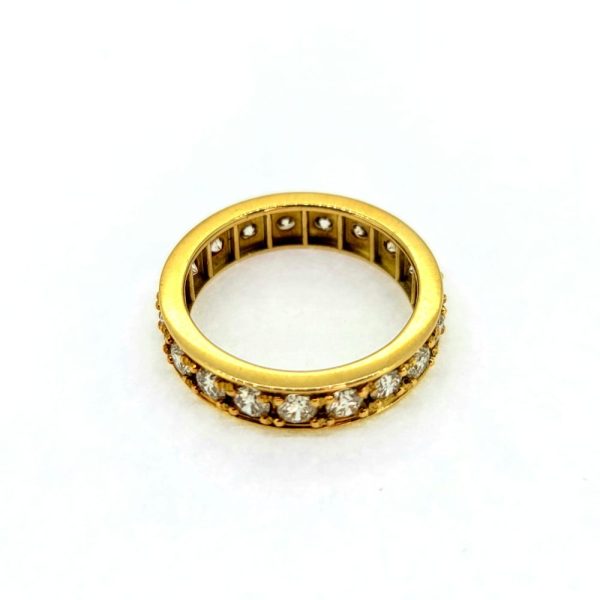 1.80ct Diamond Full Eternity Band Ring in 18ct Yellow Gold