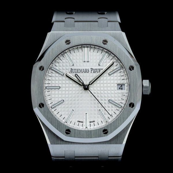 Audemars Piguet Royal Oak 15510ST.OO.1320ST.08 Unworn 2024 Watch 41mm stainless steel silver toned dial Grande Tapisserie pattern with box and warranty card