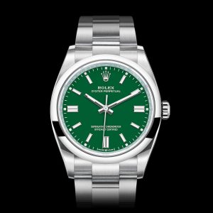 Rolex Oyster Perpetual OP36 126000 Green Unworn Warranty