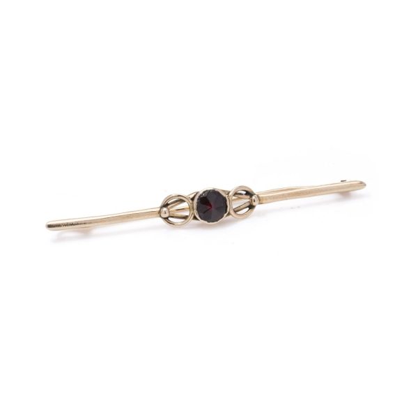 Antique Faberge brooch in gold. 