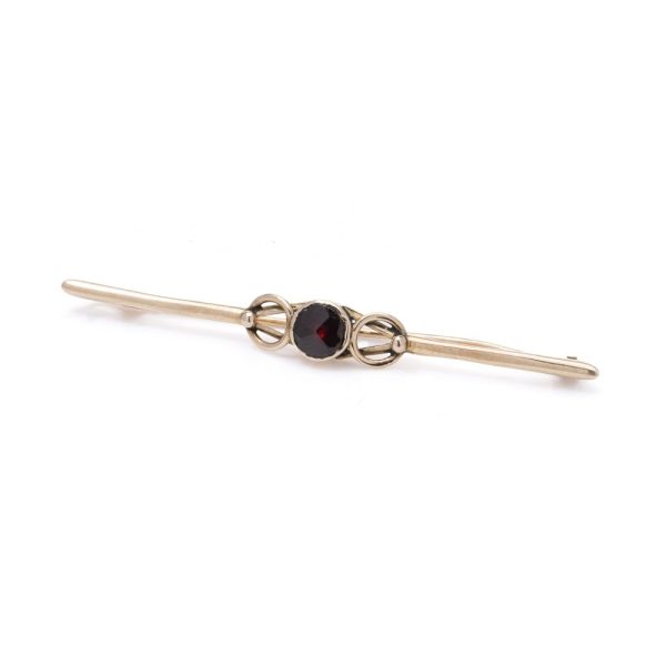 Antique Faberge brooch in gold. 