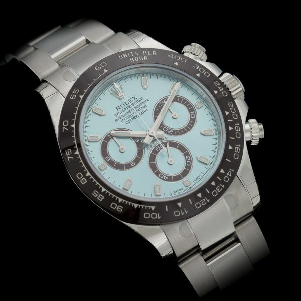 Rolex Daytona 116506 Platinum 2022 Unworn Discontinued Cool Ice Blue Dial, with Box and Papers and UK Rolex warranty card