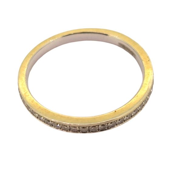 Theo Fennell Diamond Full Eternity Band Ring in 18ct Yellow Gold, 18ct yellow gold band channel set throughout with round brilliant-cut diamonds