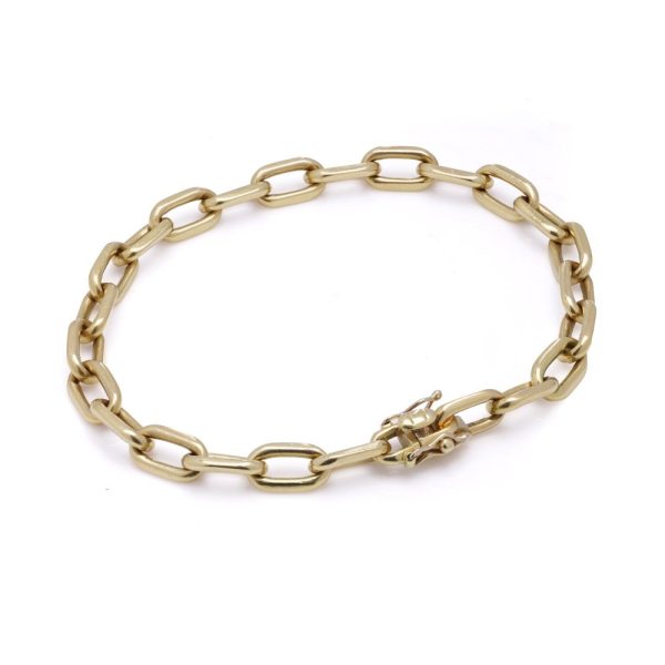 Cartier gold chain bracelet.