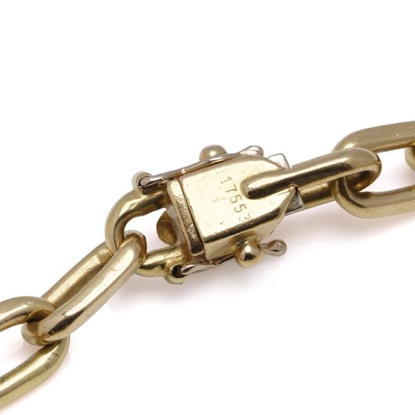 Cartier gold chain bracelet.