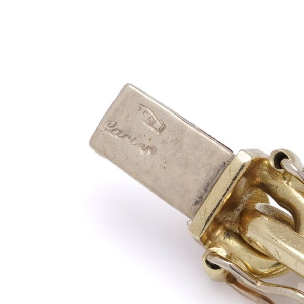 Cartier gold chain bracelet.