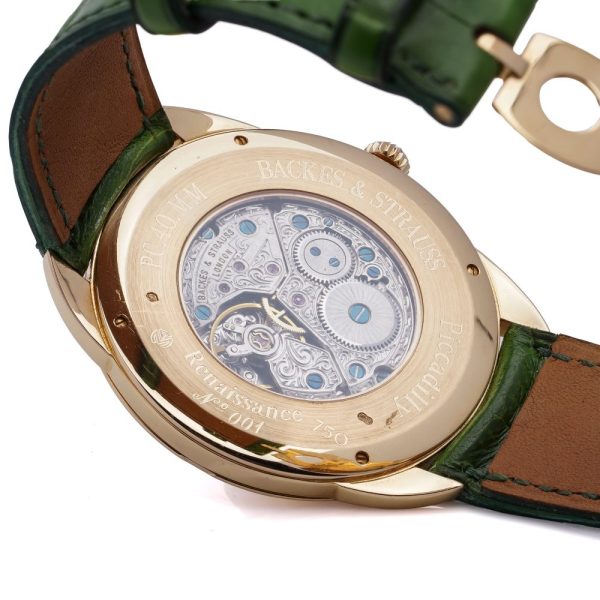 Backes & Strauss Piccadilly Renaissance 40 wristwatch.