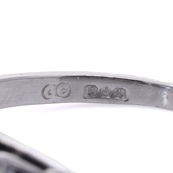 Platinum 1.25 carat diamond ring.
