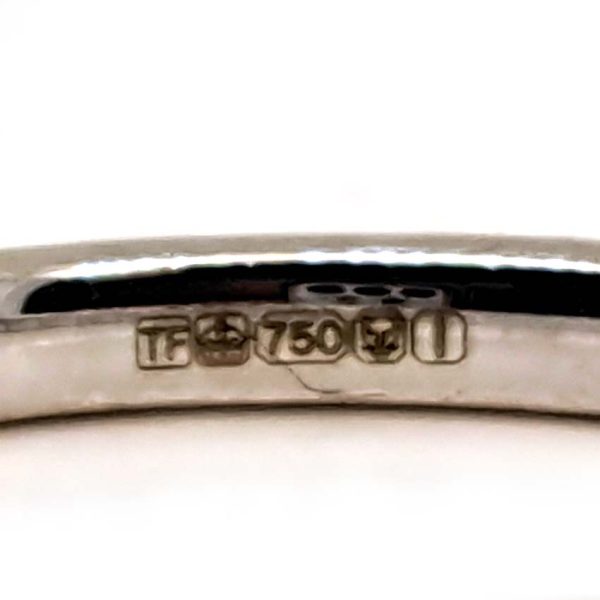 Theo Fennell Diamond Eternity Band Ring in 18ct Gold, 18ct gold band channel set with round F/G VS brilliant-cut diamonds size M 3/4 some resizing possible