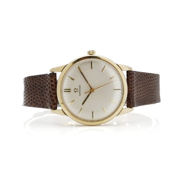 Vintage Omega wristwatch in gold.