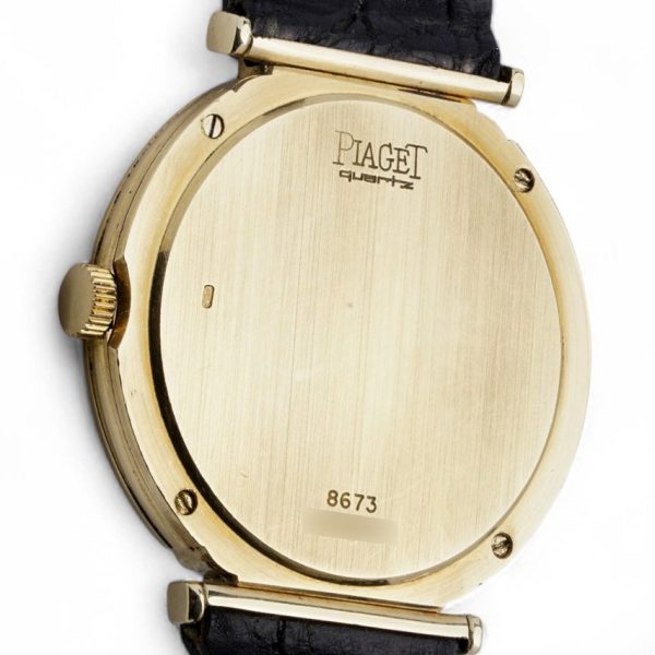 Piaget wristwatch in 18 carat yellow gold.
