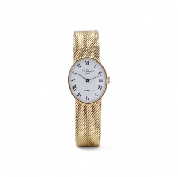 Vintage Chopard for Tiffany & Co gold watch.