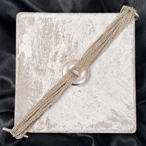 Vintage Tiffany and Co Multi Chain Circle Bracelet
