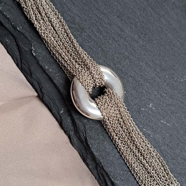 Vintage Tiffany and Co Multi Chain Circle Bracelet