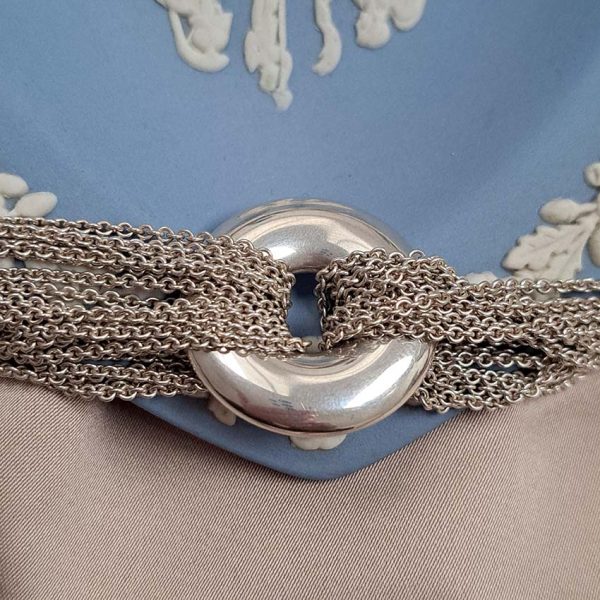 Vintage Tiffany and Co Multi Chain Circle Bracelet