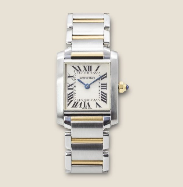 Cartier Tank Francaise watch Ref 2384 - Original Box. Excellent Original Condition
