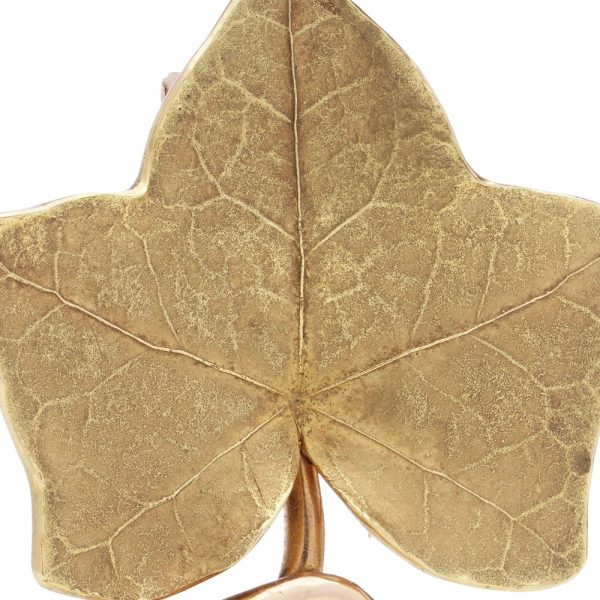 Vintage Cartier gold leaf brooch/
