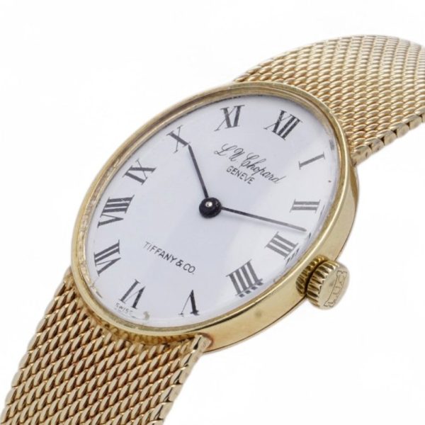 Vintage Chopard for Tiffany & Co gold watch.