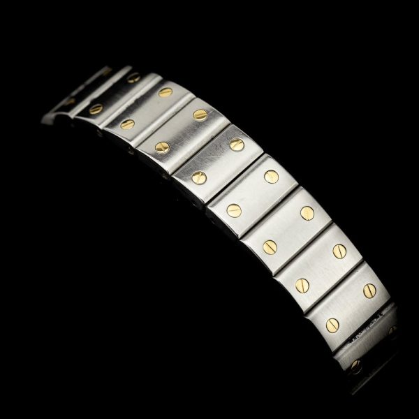 Cartier Santos Galbee 1567 Steel and Gold Ladies Quartz Watch