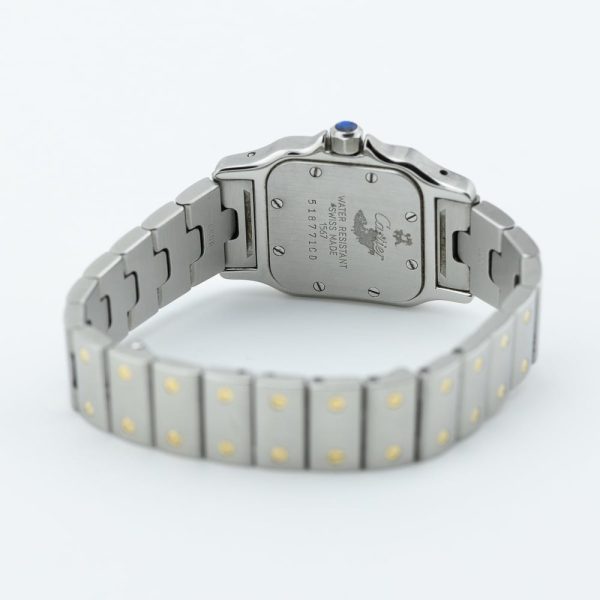 Cartier Santos Galbee 1567 Steel and Gold Ladies Quartz Watch