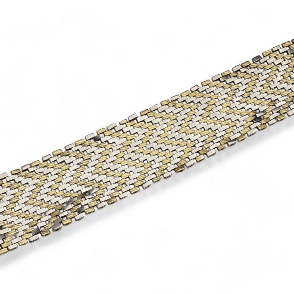 Van Cleef & Arpels bracelet in yellow and white gold.