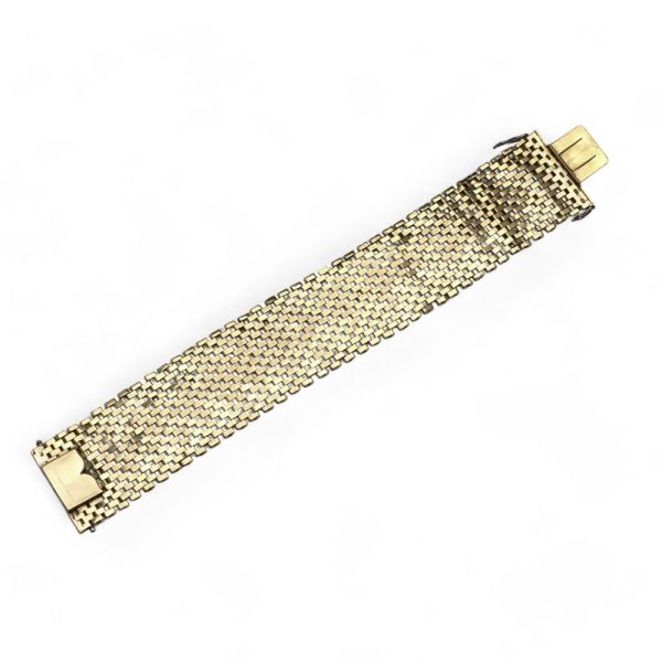 Van Cleef & Arpels bracelet in yellow and white gold.