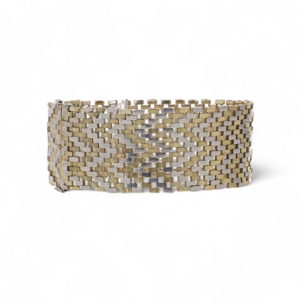 Van Cleef & Arpels bracelet in yellow and white gold.