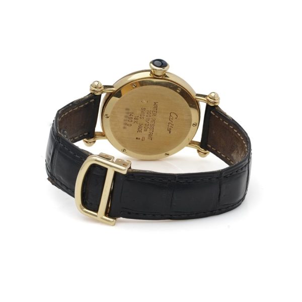 Cartier Diabolo gold men's wristwatch.
