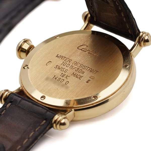 Cartier Diabolo gold men's wristwatch.