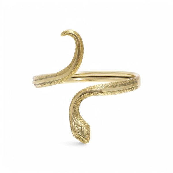 Ilias Lalaounis gold snake bangle.