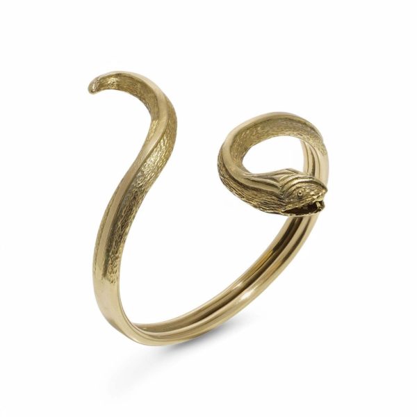 Ilias Lalaounis gold snake bangle.
