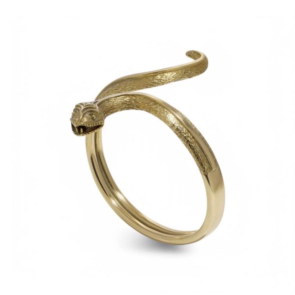 Ilias Lalaounis gold snake bangle.