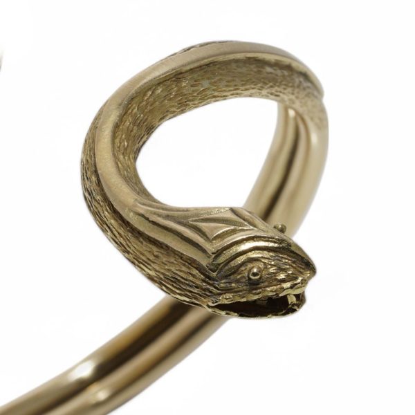 Ilias Lalaounis gold snake bangle.