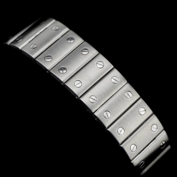 Cartier Santos Galbee 1564 Stainless Steel 29mm Quartz Watch with Box and Papers, full set Circa 2002