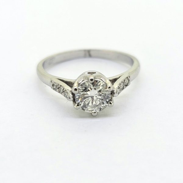 0.96ct Diamond Solitaire Engagement Ring