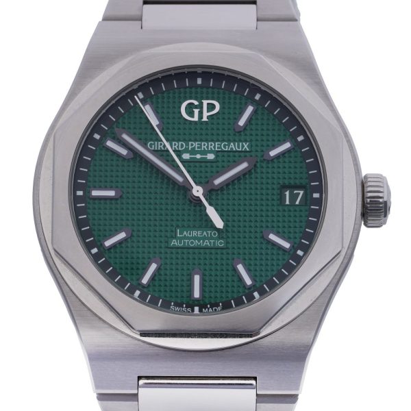 Girard-Perregaux stainless steel men's wristwatch.