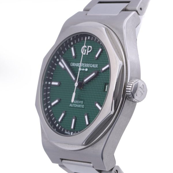 Girard-Perregaux stainless steel men's wristwatch.