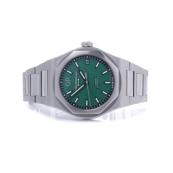 Girard-Perregaux stainless steel men's wristwatch.