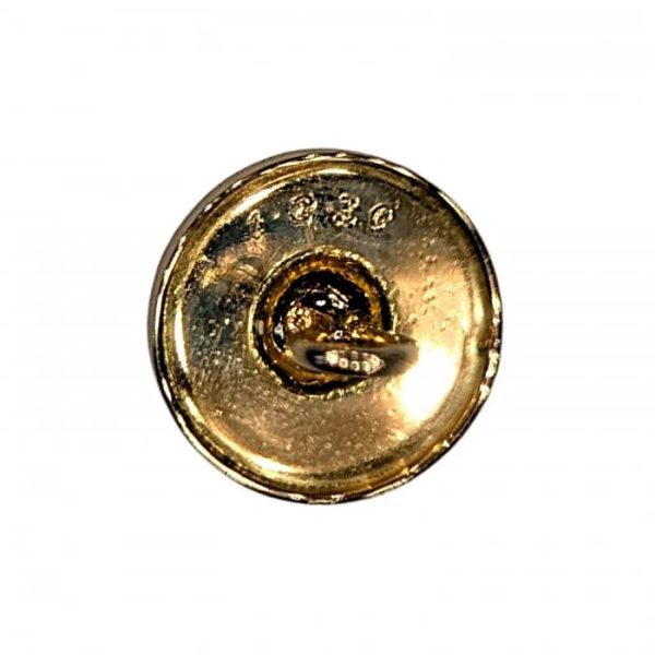 Cartier Art Deco Enamel and Gold Cufflinks Dress Set, circular pair of cufflinks and four buttons with red guilloche enamel and gold stripes and white dot enamel borders. In original Cartier red morocco case, Circa 1930