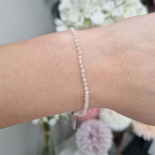 Pre Owned Briolette Diamond Bead Bracelet by Solange Azagury Partridge, composed of 69 briolette faceted diamond rondels with smartie clasp