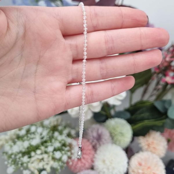 Pre Owned Briolette Diamond Bead Bracelet by Solange Azagury Partridge, composed of 69 briolette faceted diamond rondels with smartie clasp