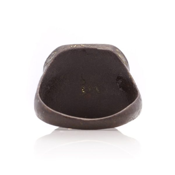 18th Century gold and copper signet ring.